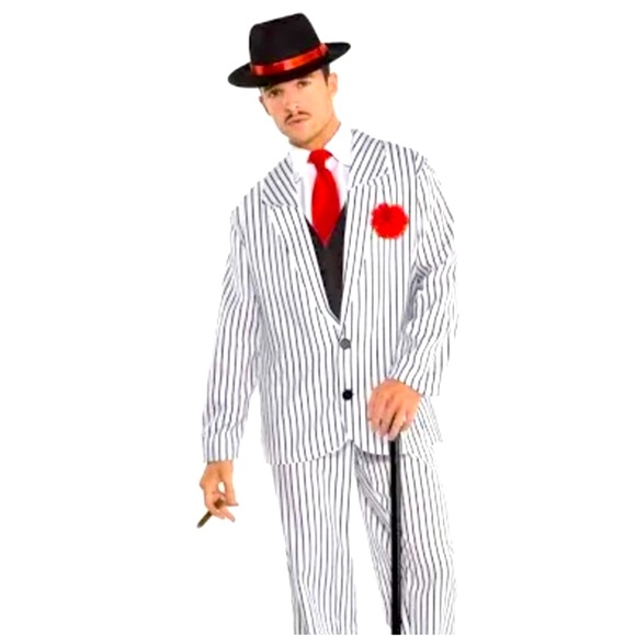 GANGSTER "BIG GANGSTA" 5PC ADULT COSTUME SIZE STANDARD 🌟NWT🌟 - Picture 12 of 13